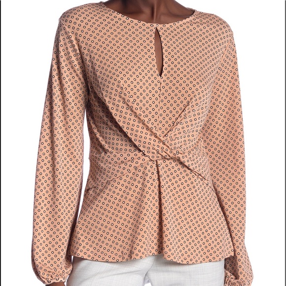 b’leev Tops - B’LEEV Twist Front  Long Sleeve Top